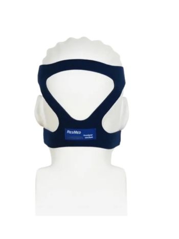 Fixador cefálico azul da Máscara Mirage Quattro 